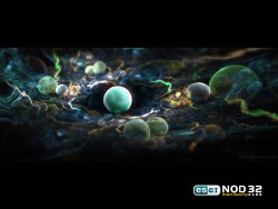 NOD32 antivirus software wallpaper