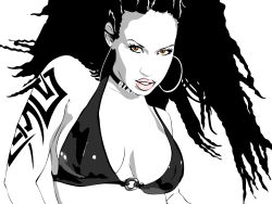 A variety of style illustration series wallpaper 25P