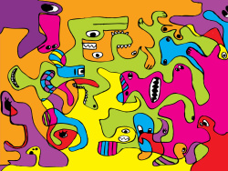 Cartoon wallpaper series