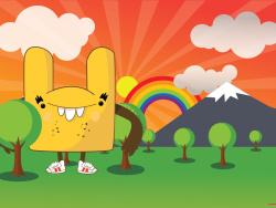 Child cartoon wallpaper