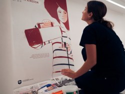 Creative mural "coffee"